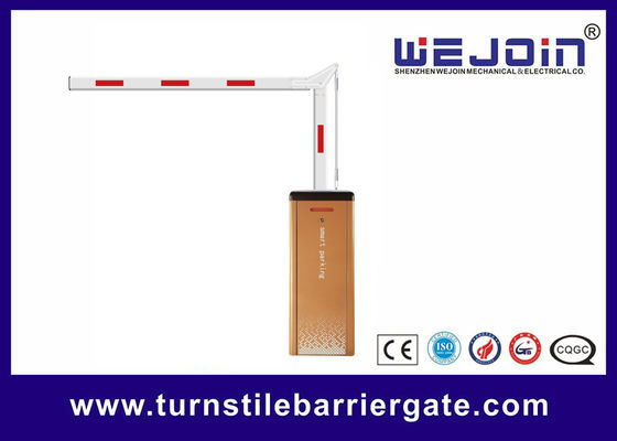 Stahlgehäuse-Schrankenanlage für Parkplätze mit vielseitiger Links-/Rechts-Installation und geradem/faltbarem/Zaun-Schrankenbaum