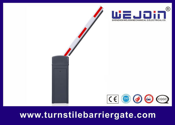 Professionelle Herstellung Schranke mit geradem Arm und schwarzem Gummi für hohen Verkehr