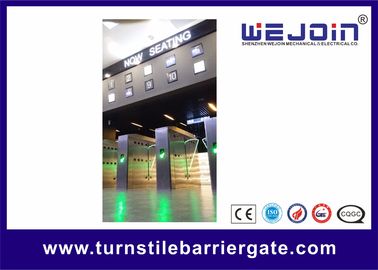 220V Intelligent Flap Barrier With Organic Glass Wing and 304 Stainless Steel