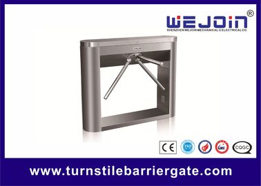 Edelstahl-Stativ-Turntile-Tor mit exquisiter rotierender Platte für den sicheren Zugang in Restaurants und Hotels